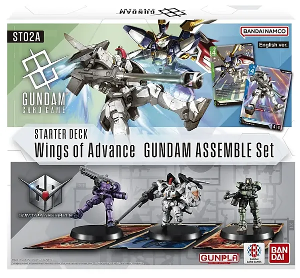 GUNDAM CARD GAME ASSEMBLE STARTER DECK ST02A WINGS OF ADVANCE - EN